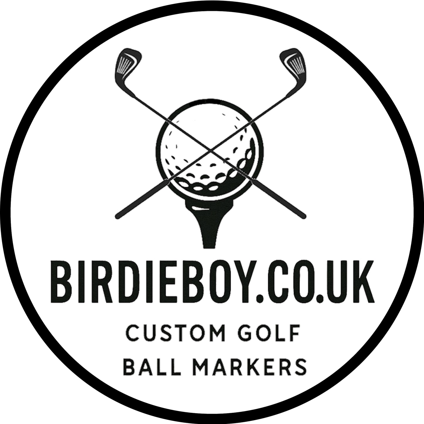 Custom Metal Golf Ball Marker with Hat Clip - Perfect Fathers Day Golfing Bag Gift