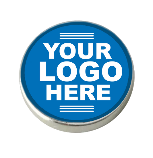 Custom Business Promo Logo Personalised Metal Golf Ball Marker - just add your design!
