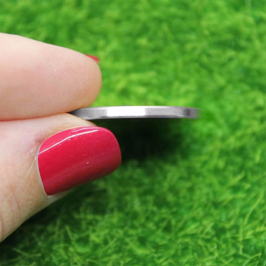 'Amateurs' Deluxe Funny Metal 25mm Golf Ball Coin Marker Golfing Masters Gift