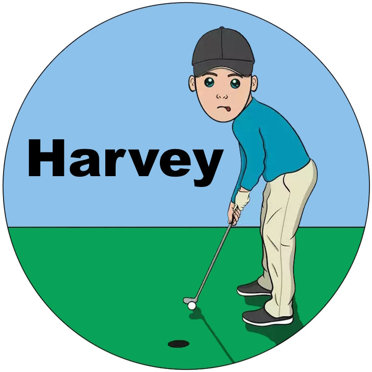 Custom Personalised Metal Golf Ball Marker - just add your design!