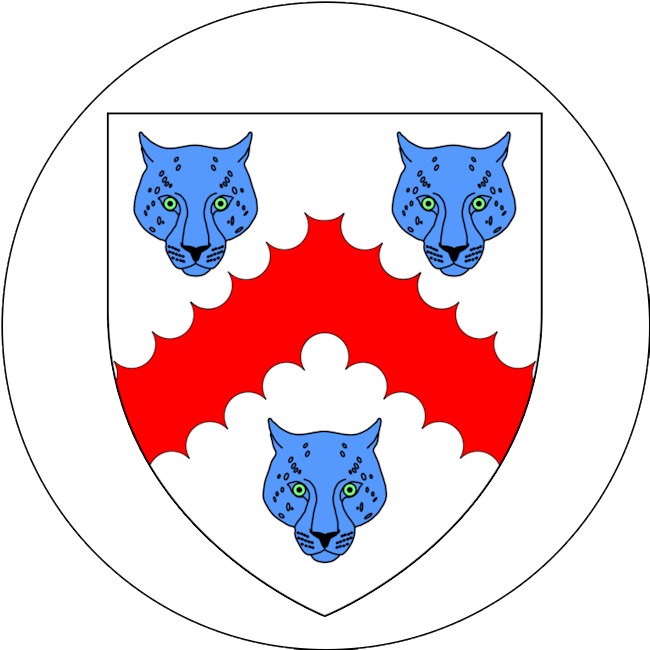 coat arms logo badge for golf ball marker coin