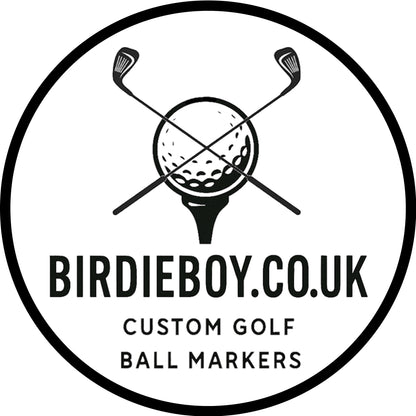 Custom Metal Golf Ball Marker with Hat Clip - Perfect Fathers Day Golfing Bag Gift