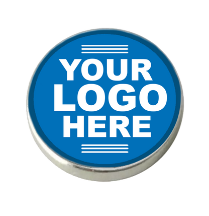 Custom Business Promo Logo Personalised Metal Golf Ball Marker - just add your design!