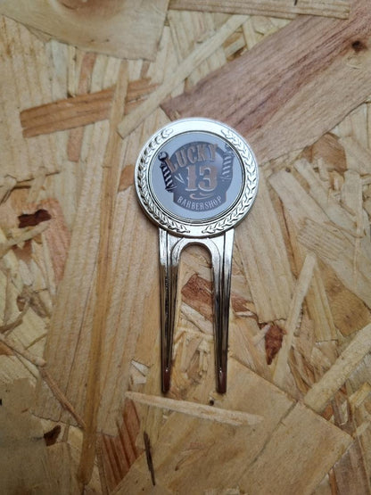 Pitch Repair Tool With Magnetic Custom Insert Golf Ball Marker