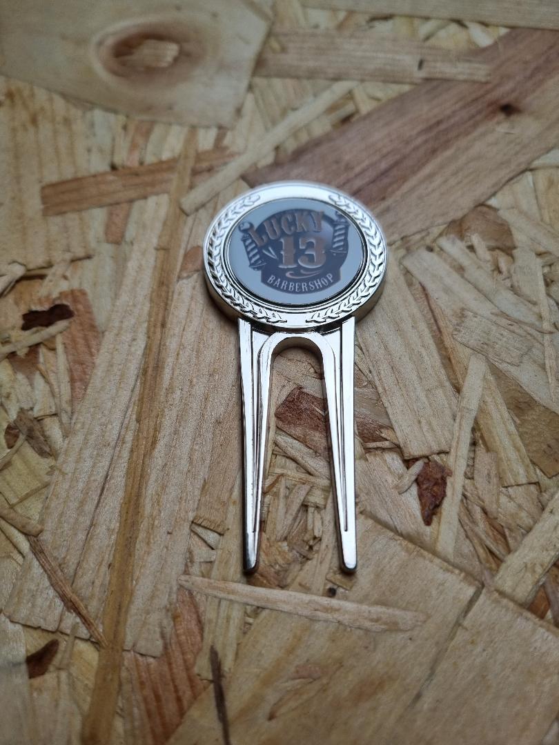 Pitch Repair Tool With Magnetic Custom Insert Golf Ball Marker
