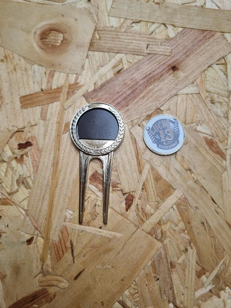 Pitch Repair Tool With Magnetic Custom Insert Golf Ball Marker