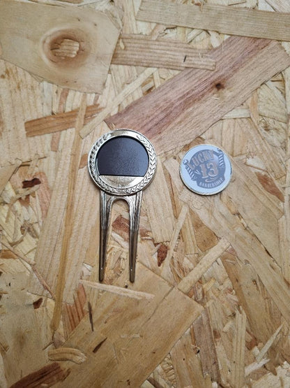 Pitch Repair Tool With Magnetic Custom Insert Golf Ball Marker
