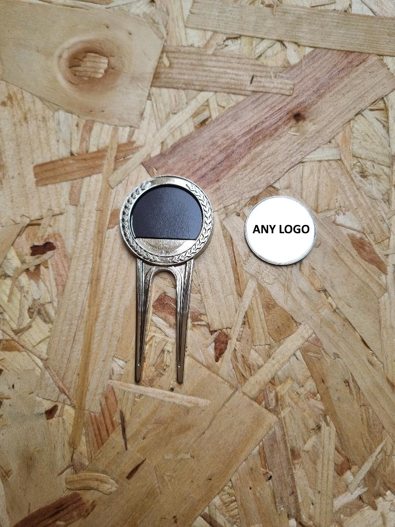 Pitch Repair Tool With Magnetic Custom Insert Golf Ball Marker