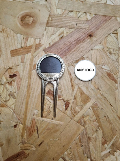 Pitch Repair Tool With Magnetic Custom Insert Golf Ball Marker
