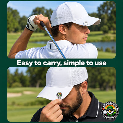 Personalised Golf Ball Coin Marker & Hat Clip Set – Custom Logo, Photo & Design FREE! Any Image!